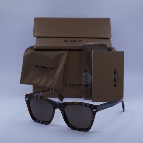 Burberry BE4348 396673 Sunglasses - Brown Check/Brown - Picture 5 of 10